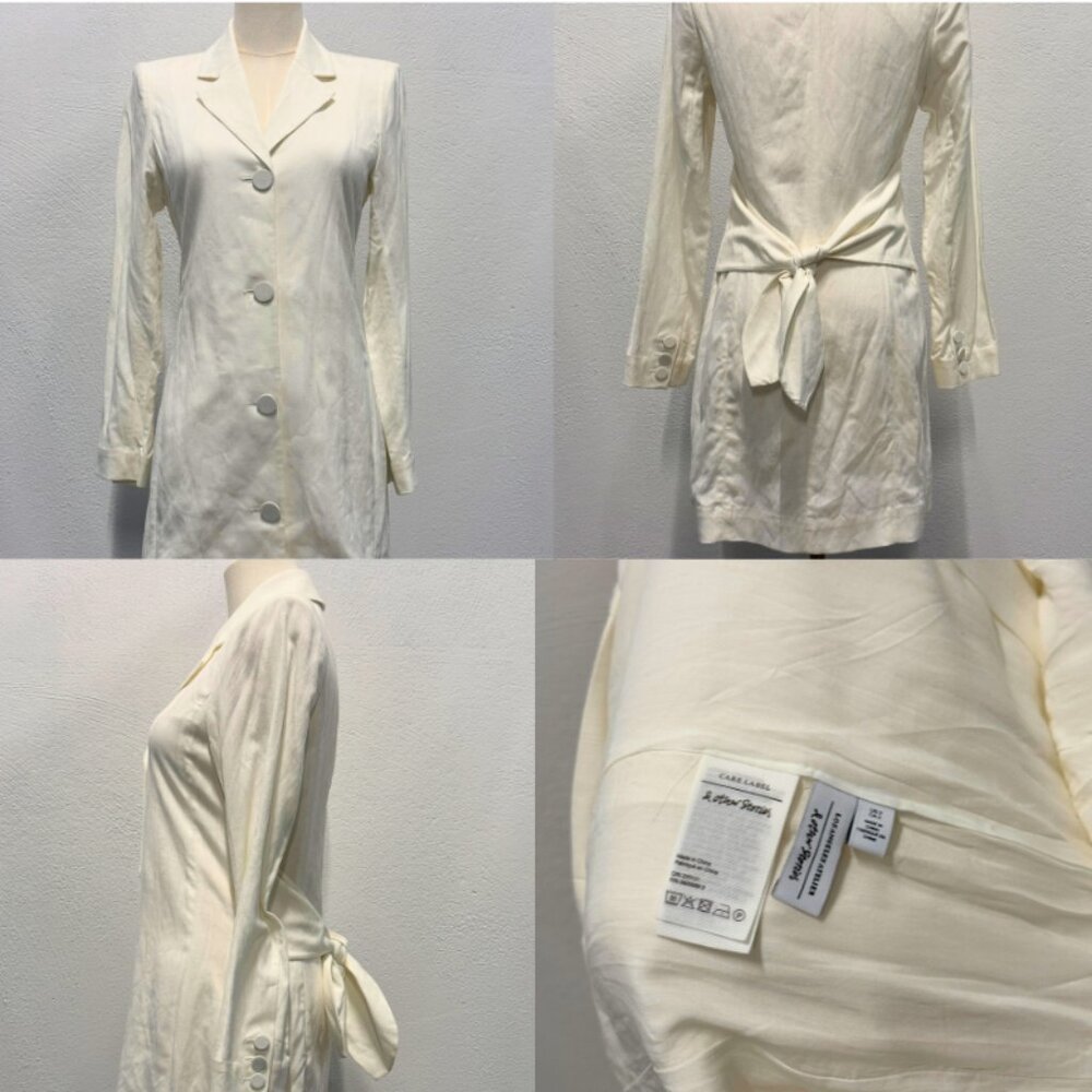 & Other Stories White Mini Dress Size S